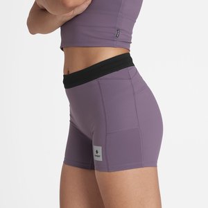 מכנסי נשים  Flow+ Race Short Tights 4" PURPLE