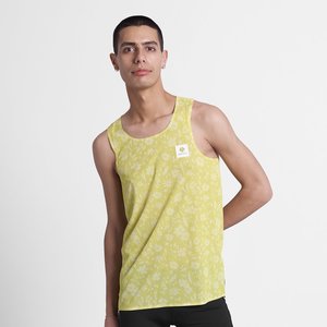 גופיית גברים Flower Flow Air Singlet YELLOW