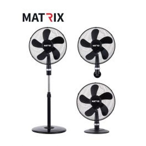 מאוורר 3 ב 1 50W קוטר "16 צבע שחור MATRIX