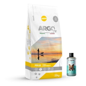 ארגו ARGO מזון לכלבים בטעם עוף 20 ק"ג + שמפו מתנה!