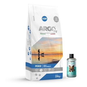 ארגו ARGO מזון לכלבים בטעם דגים 20 ק"ג + שמפו מתנה!