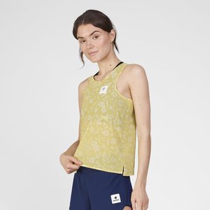 גופיית נשים Flower Air Flow Singlet YELLOW