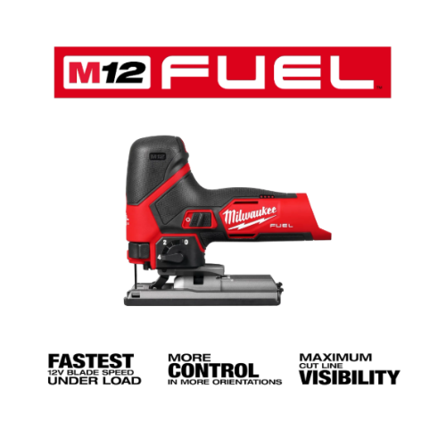 מסור ג׳קסון נטען Milwaukee M12 FUEL 2545-20 ידית Barrel Grip גוף בלבד