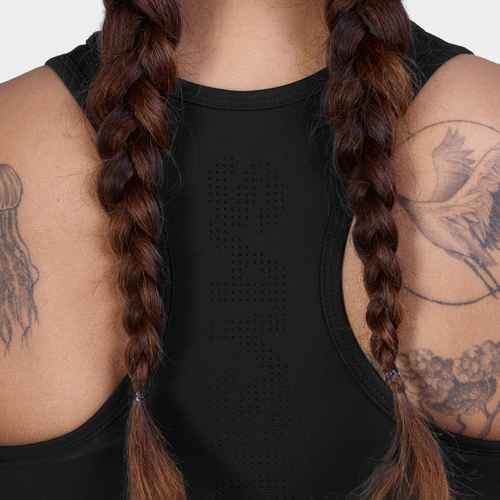 גופיית נשים Flow Race Crop Top שחורה