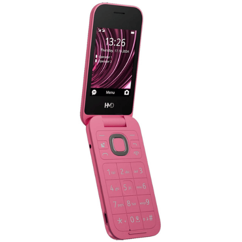 טלפון סלולרי מתקפל תומך כשר נוקיה צבע ורוד Nokia 2660 Flip 4G