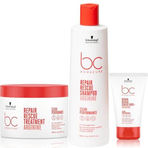 מארז BC Repair Rescue לשיער יבש פגום שוורצקופף 