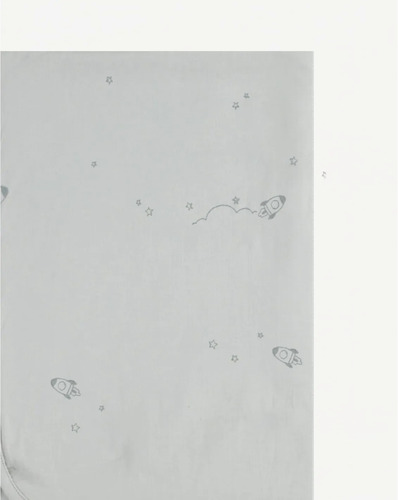 שמיכת ג'רסי גדולה 115/85 Cotton Cloud מיננה צבע תכלת