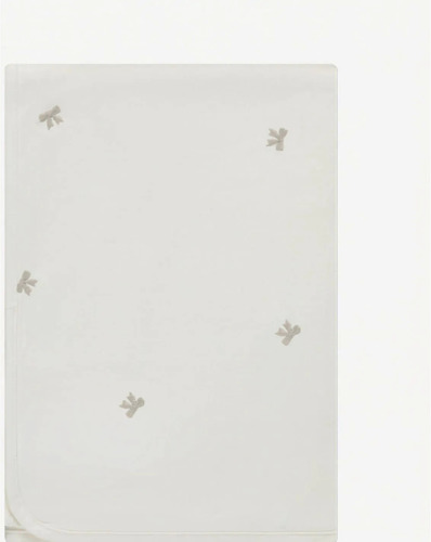 שמיכת ג'רסי גדולה 115/85 Cotton Cloud מיננה צבע שמנת