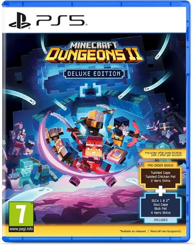 Minecraft Dungeons 2 - Deluxe Edition - PS5  הזמנה מוקדמת 
