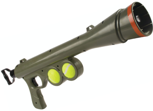 משחק לכלבים אמפט רובה בזוקה יורה כדורים - M-Pets Bazooka Ball Launcher