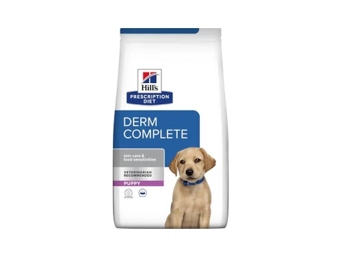 מזון יבש לגורי כלבים - הילס Derm Complete גורים 4 ק