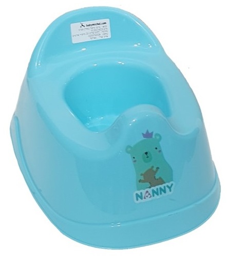 סיר לילה אנטומי NANNY עם מגן מונע התזה Baby Michel