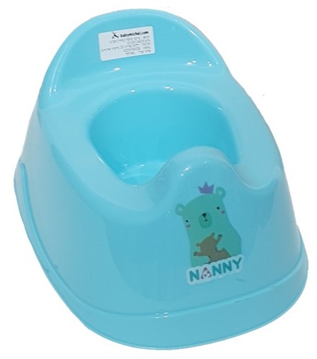 סיר לילה אנטומי NANNY עם מגן מונע התזה Baby Michel