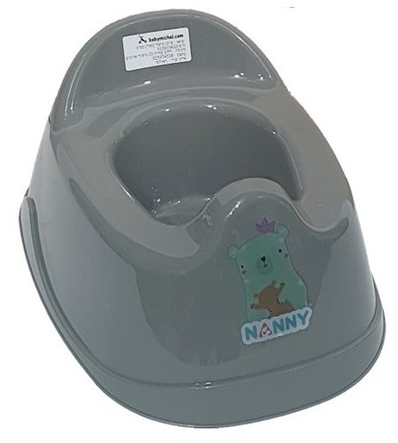 סיר לילה אנטומי NANNY עם מגן מונע התזה Baby Michel