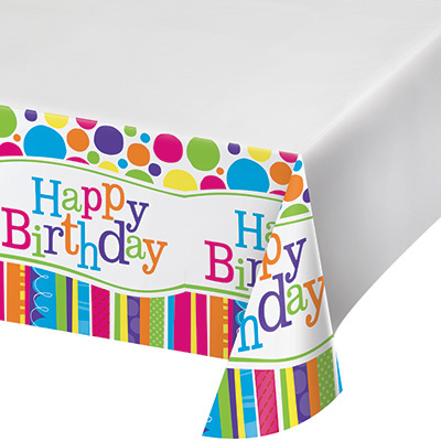 מפת שולחן Happy Birthday