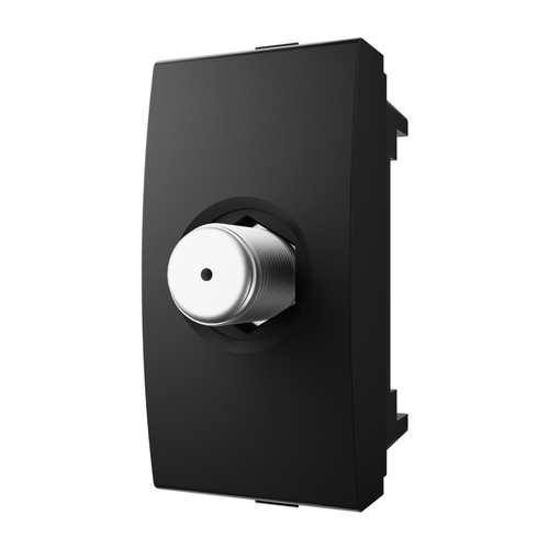 שקע TV שחור 1 מודול LIPER SWITCH