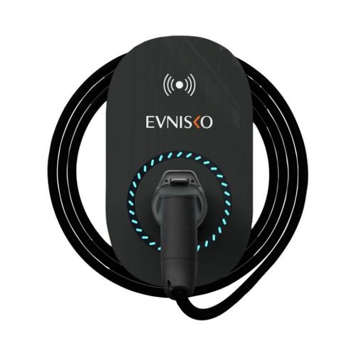 עמדת טעינה לרכב כבל 5 מ' TPU TYPE2 ניסקו EV Nisko HOME4 7/11/22kW 