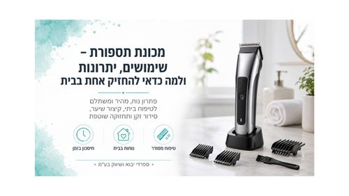 מכונת תספורת - שימושים ויתרונות 