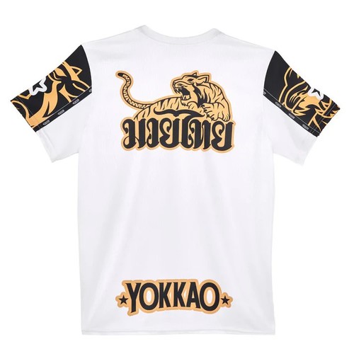 חולצת אימון לבנה פרימיום  Yokkao Original Workout T-Shirt