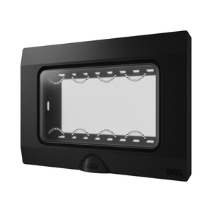 מסגרת מוגנת מים שחורה 3 מודול LIPER SWITCH