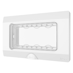 מסגרת מוגנת מים לבנה 4 מודול LIPER SWITCH