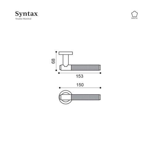 שרטוט טכני ידית SYNTAX