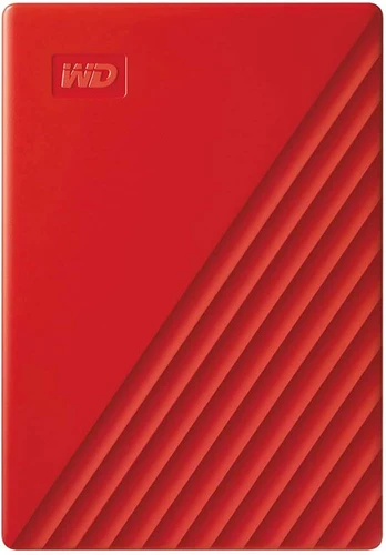 דיסק חיצוני אדום WD My Passport 2TB 