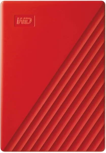 דיסק חיצוני אדום WD My Passport 2TB