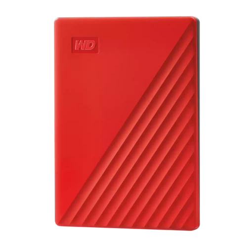 דיסק חיצוני אדום WD My Passport 2TB 