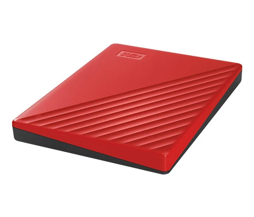 דיסק חיצוני אדום WD My Passport 2TB 