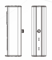רמקול עמוד 2×4 אינץ' 2×4