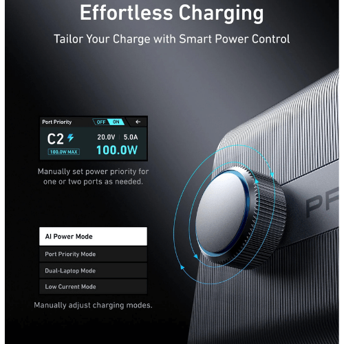 עמדת טעינה עוצמתית 6 יציאות Anker Prime Charger 250W 6 Ports GaN A2345
