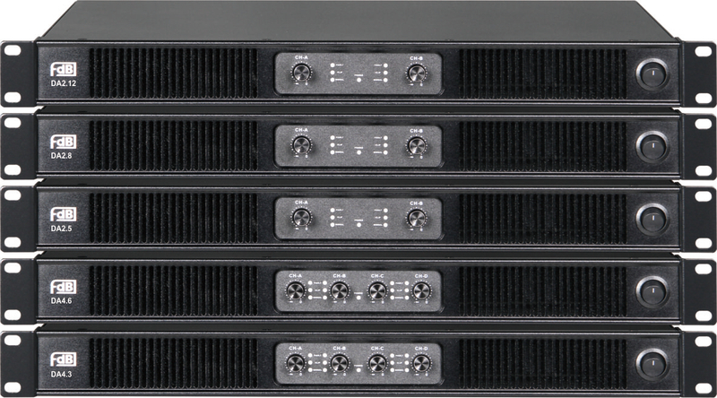 מגבר דיגיטלי 1U 2×800W DA2.8