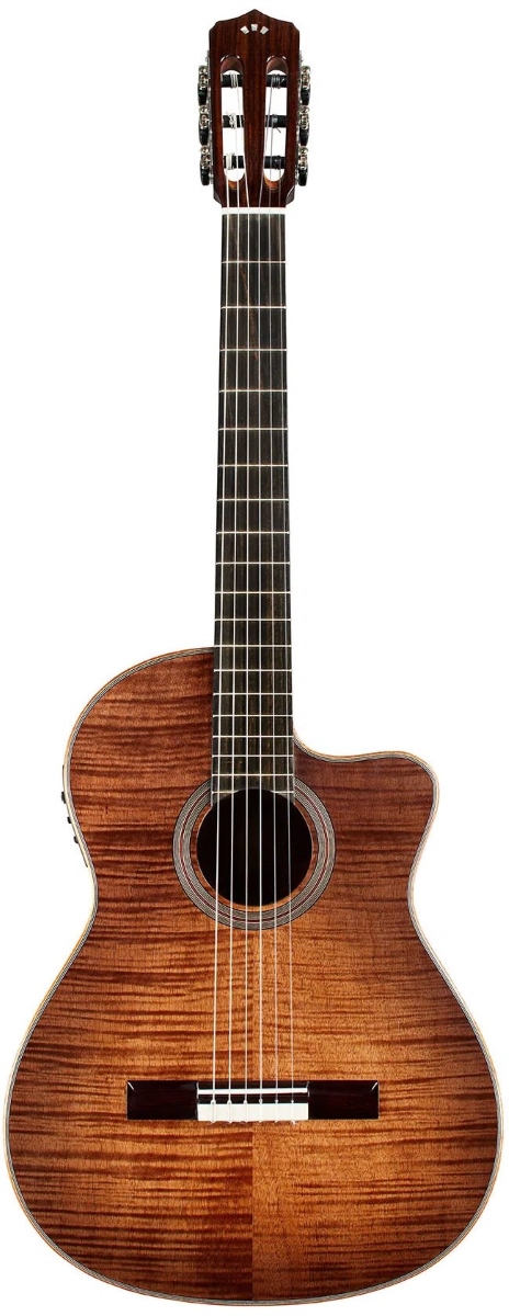 גיטרה קלאסית מוגברת Cordoba Fusion 12 Cinnamon Burst
