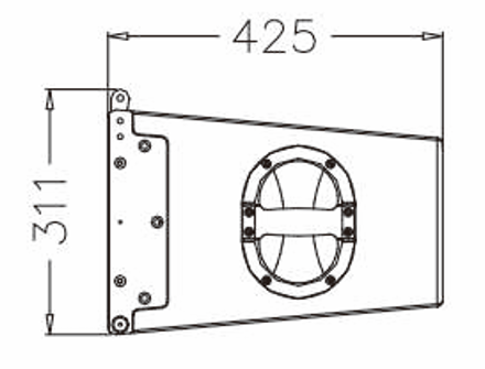 רמקול ליין-אריי 3-דרכים 2×8 אינץ' DLA408