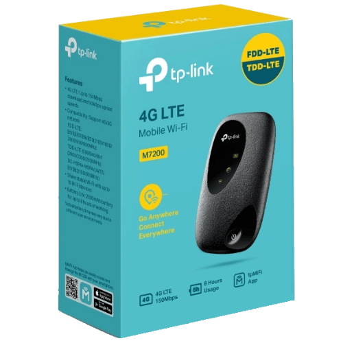ראוטר סלולרי נייד TP-Link M7200 4G LTE Wi-Fi