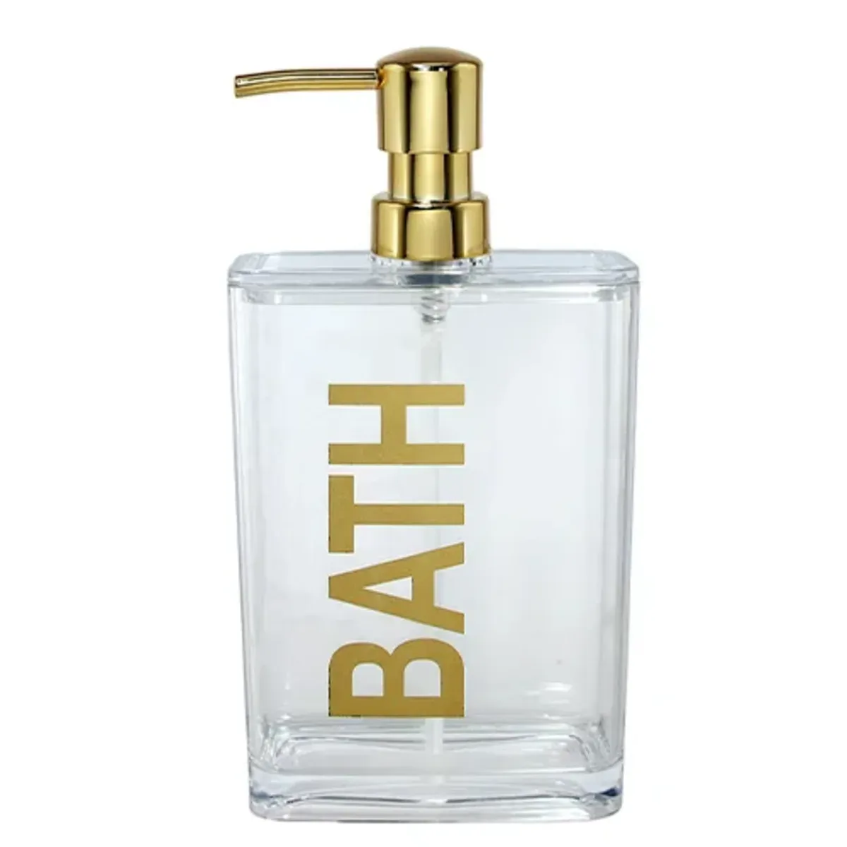 דיספנסר סבון מלבני גדול BATH זהב