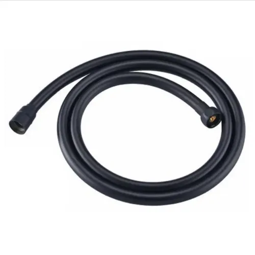 צינור PVC גמיש 2 מטר שחור מתוך קולקציית מוטות פינוק וברזים (צילום מוצר מקורי) - עשוי מחומרים עמידים בפני לחות וחלודה לאורך זמן