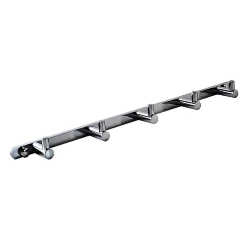 קולב מגבות 5 מתלים Loft מוברש מט (קידוח) מתוך קולקציית סדרת Cielo מוברש (סאטן) (מבט קדמי) - איכות פרימיום בלתי מתפשרת ואחריות מלאה