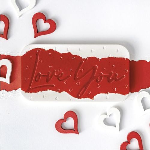 תבנית פוליקרבונט טבלה Love You 2033