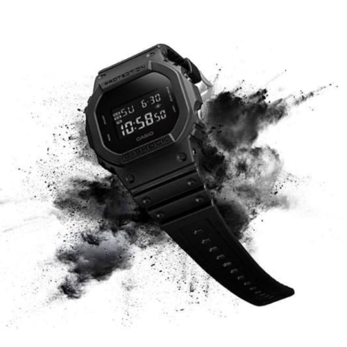CASIO DW-5600BB-1D שחור כולו מלאי קטן מהרו להזמין