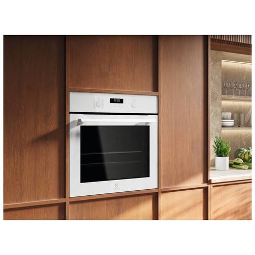 תנור בנוי פירוליטי 71 ליטר Electrolux EOP7422V AirFry זכוכית לבנה | גרמניה אלקטרולוקס