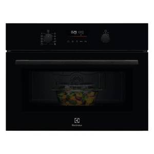 מיקרוגל בנוי משולב גריל 46 ליטר Electrolux ECK5401K Borderless Design זכוכית שחורה אלקטרולוקס