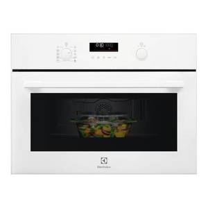 מיקרוגל בנוי משולב גריל 46 ליטר Electrolux ECK5401V זכוכית לבנה אלקטרולוקס