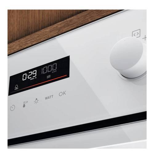 מיקרוגל בנוי משולב גריל 46 ליטר Electrolux ECK5401V זכוכית לבנה אלקטרולוקס