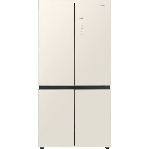 מקרר 4 דלתות מקפיא תחתון 600 ליטר Electra EL685GBG – גימור זכוכית בז' - צומת רוחב: 91 ס