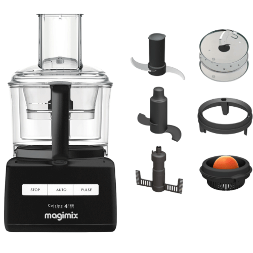 מעבד מזון עוצמתי 6 ב-1 צבע שחור Magimix CS4160 PLUSN