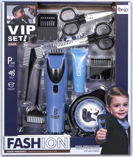 סט ספרות וטיפוח יוקרתי לילדים VIP SET! – מכונת תספורת חשמלית ואביזרים 2