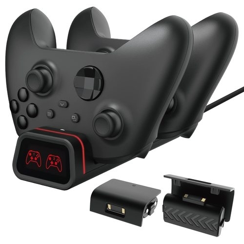 DOBE XBOX SERIES ONE DUAL CHARGING STATION + 2 BATTERIES