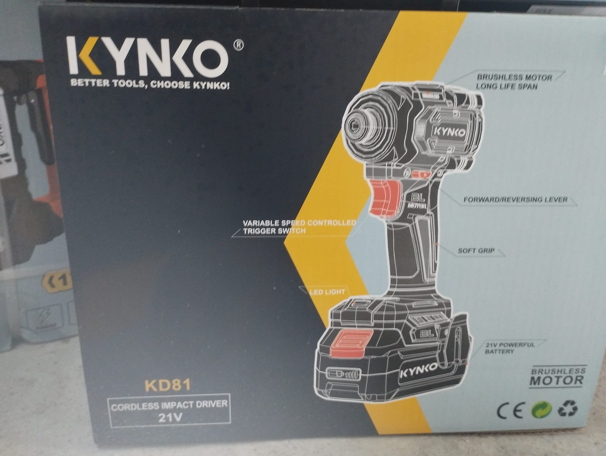 מברגת אימפקט 21V KYNKO